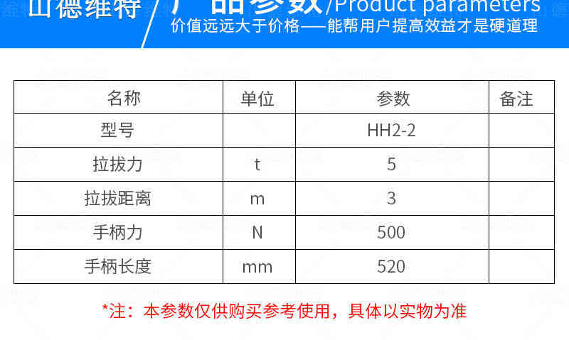 矿用回柱器参数